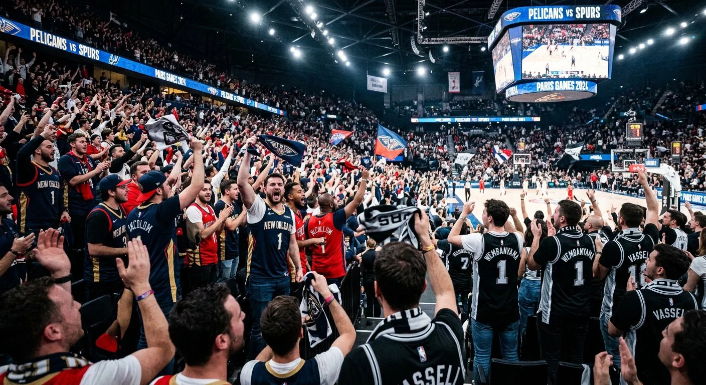 Fans de la NBA à Paris